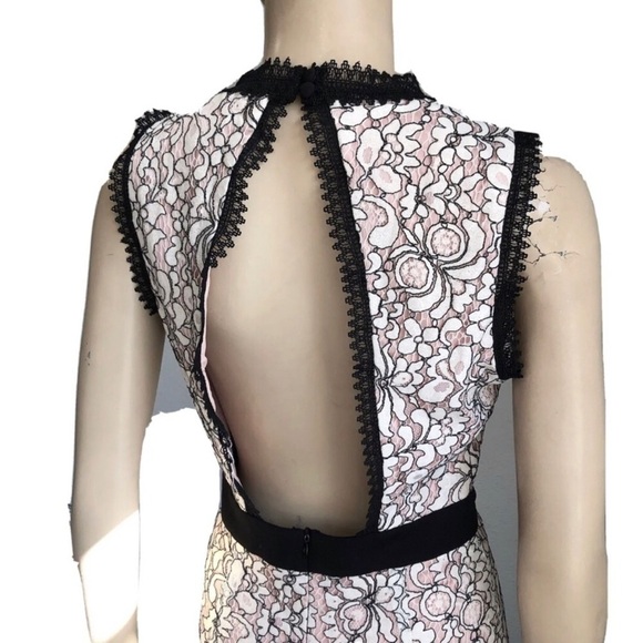 TAVE DECADENCE dress cream & black open back - Picture 3 of 16